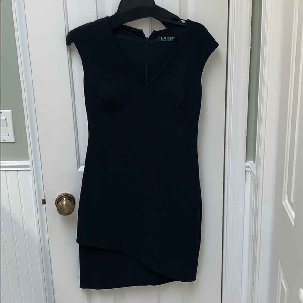 Ralph Lauren Black Knee Length Dress